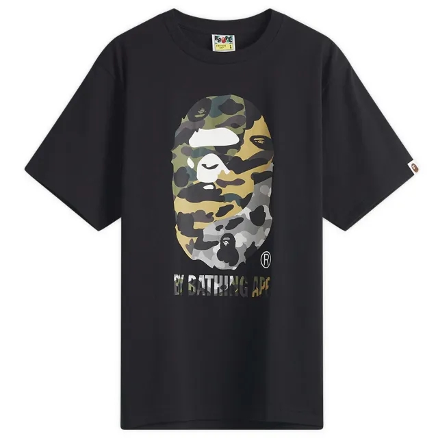 A Bathing Ape Men's 1St Camo Crazy By Bathing Ape Tee Black