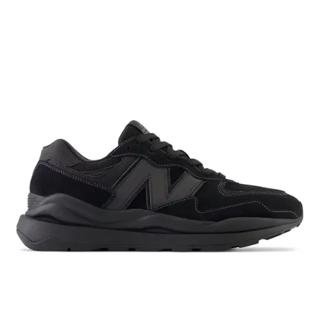 New Balance Men's 5740 in Black/Grey Suede/Mesh