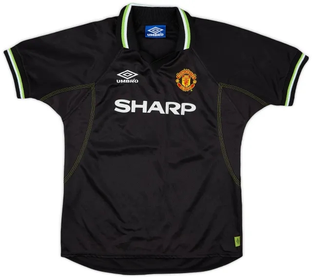 Umbro 1998-99 Manchester United Third Shirt - 8/10 - (L.Boys)