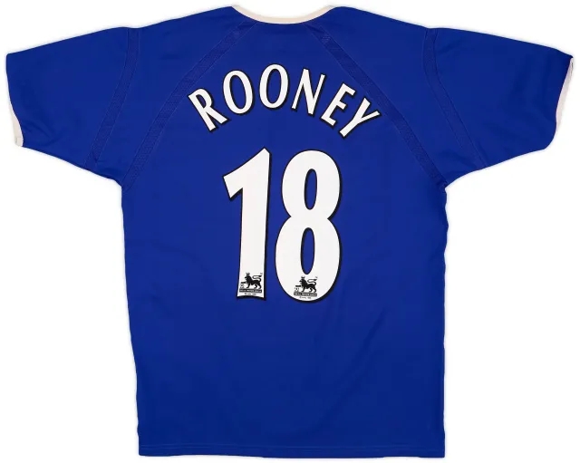 Puma 2003-04 Everton Home Shirt Rooney #18 - 9/10 - (S)