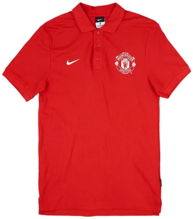 2013-14 Manchester United Nike Polo Shirt - 9/10 - (M)
