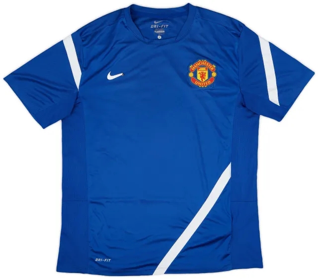 2011-12 Manchester United Nike Training Shirt - 8/10 - (L)