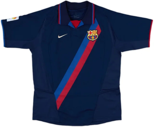 Nike 2002-03 Barcelona Basic Away Shirt - 8/10 - (L)