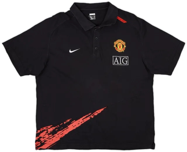 2007-08 Manchester United Nike Training Shirt - 9/10 - (M)
