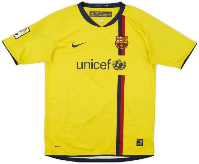 Nike 2008-10 Barcelona Away Shirt - 7/10 - (XL.Boys)