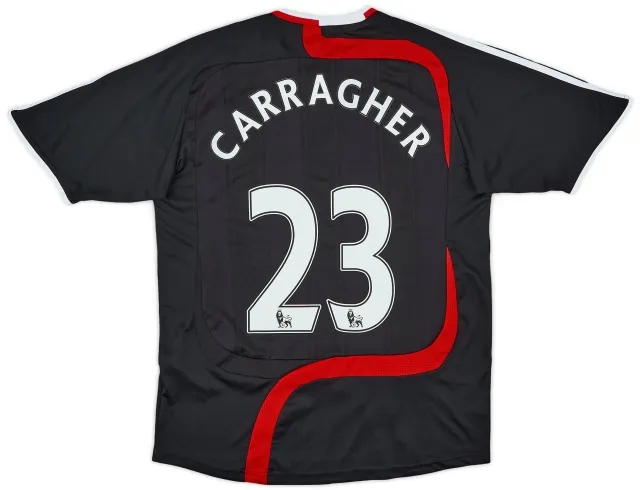 adidas 2007-08 Liverpool Third Shirt Carragher #23 - 8/10 - (XL.Boys)
