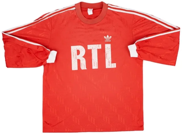 adidas 1980s Coupe de France L/S Shirt #2 - 6/10 - (XL)