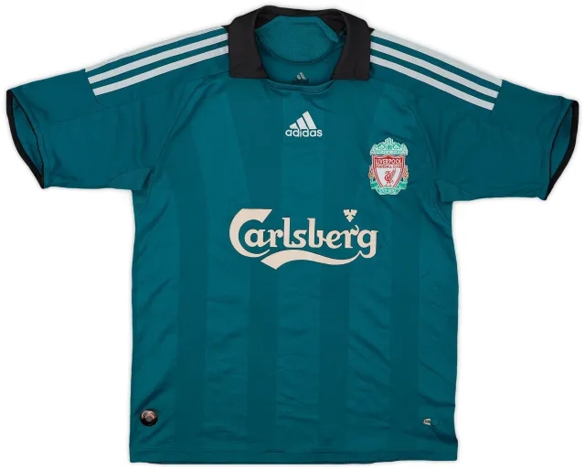 adidas 2008-09 Liverpool Third Shirt - 7/10 - (L.Boys)