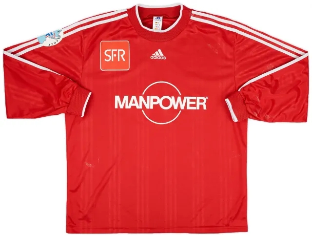 adidas 2001-02 Coupe de France L/S Shirt #9 - 7/10 - (XL)