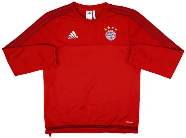 2015-16 Bayern Munich adidas Sweat Top - 8/10 - (M)