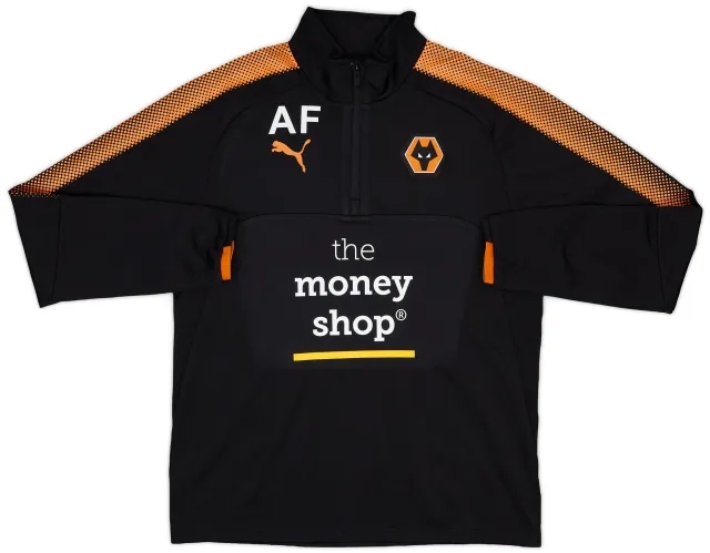 2017-18 Wolves Puma Staff Issue 1/4 Zip Training Top AF - 9/10 - (M)
