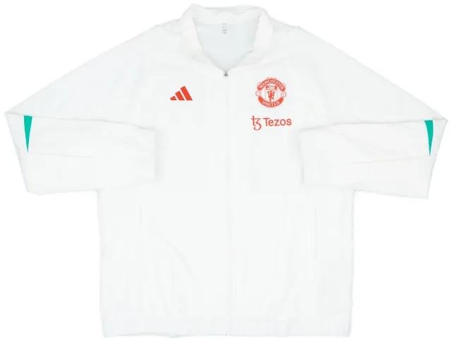2023-24 Manchester United adidas Track Jacket - 8/10 - (XL)