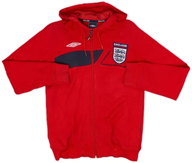 2007-09 England Umbro Hooded Track Jacket - 8/10 - (XS)