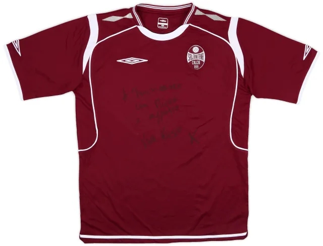 Umbro 2008-09 Salernitana Signed Home Shirt - 9/10 - (L)