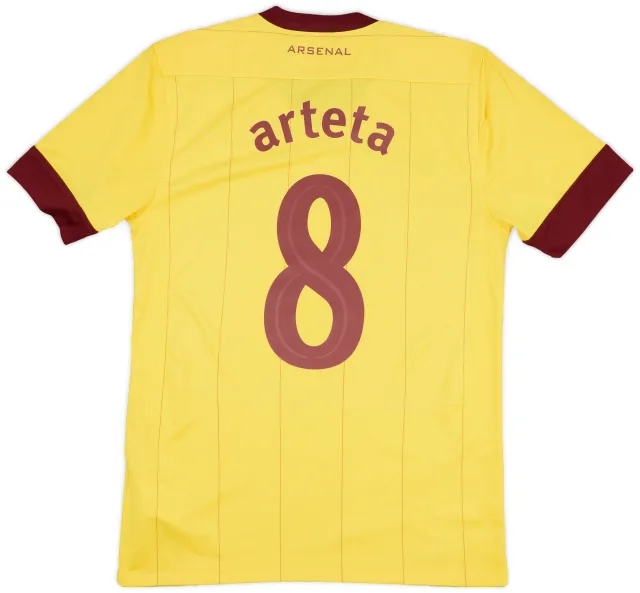 Nike 2010-13 Arsenal Away Shirt Arteta #8 - 8/10 - (S)