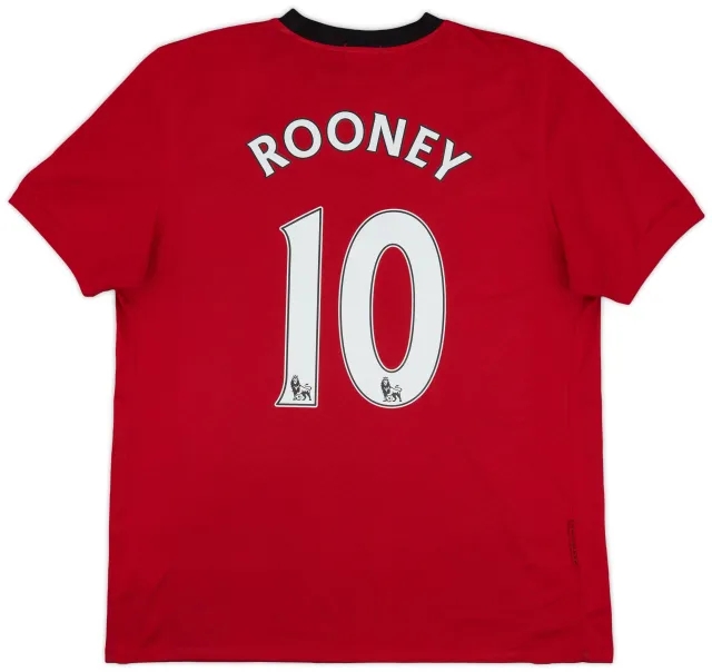 Nike 2009-10 Manchester United Home Shirt Rooney #10 - 6/10 - (L)