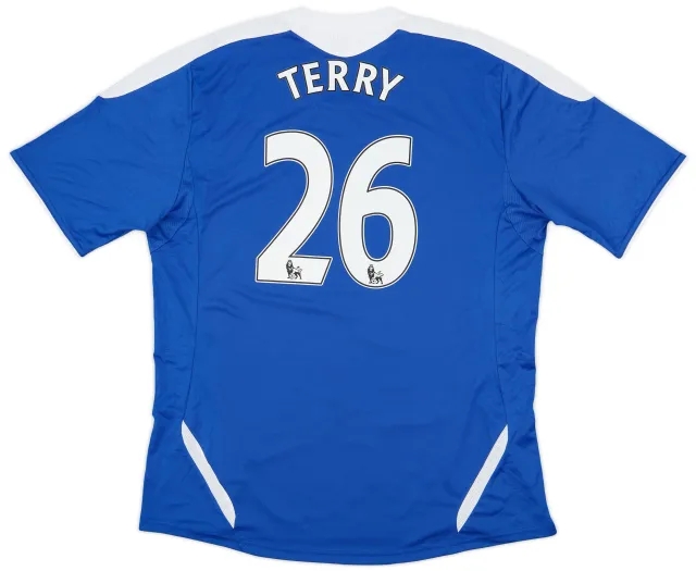 adidas 2011-12 Chelsea Home Shirt Terry #26 - 9/10 - (XL)