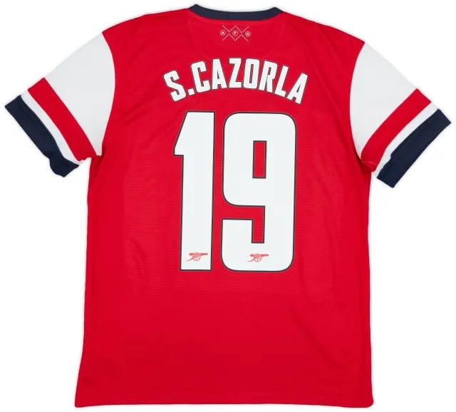 Nike 2012-14 Arsenal Home Shirt S.Cazorla #19 - 7/10 - (M)