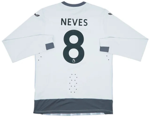 Castore 2022-23 Wolves Authentic Third L/S Shirt Neves #8 - 10/10 - (M)