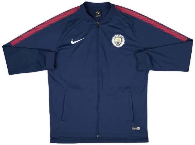 2017-18 Manchester City Nike Track Jacket - 8/10 - (L)