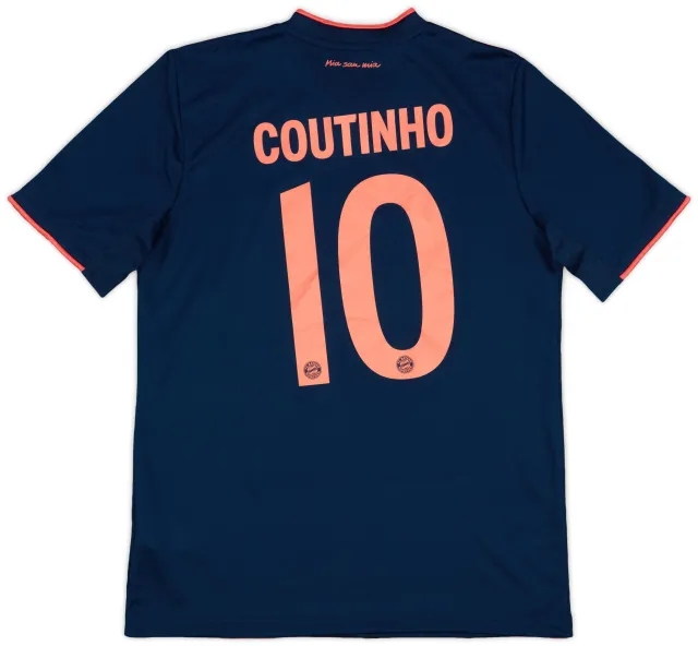 adidas 2019-20 Bayern Munich Third Shirt Coutinho #10 - 8/10 - (XL.Boys)