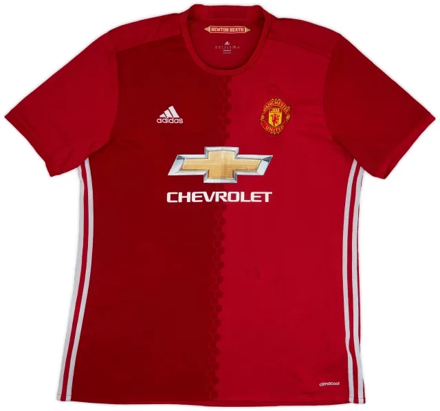 adidas 2016-17 Manchester United Home Shirt - 5/10 - (XL)