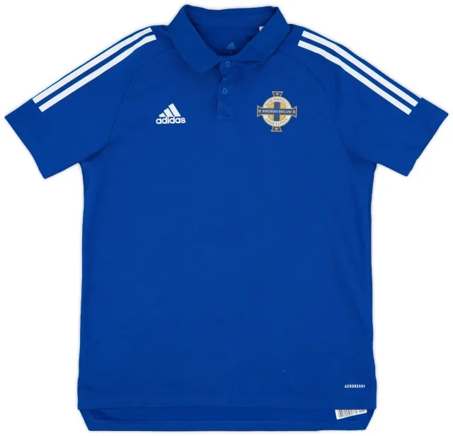 2021-22 Northern Ireland adidas Polo Shirt - 9/10 - (L)