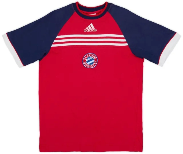 2000-01 Bayern Munich adidas Cotton Tee - 9/10 - (S)
