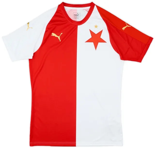 Puma 2019-20 Slavia Prague Home Shirt - 7/10 - (M)