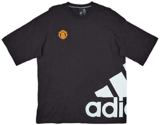 2020-21 Manchester United adidas Cotton Tee - 8/10 - (M)