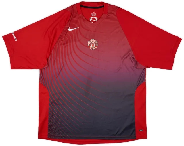 2006-07 Manchester United Nike Training Shirt - 9/10 - (XL)