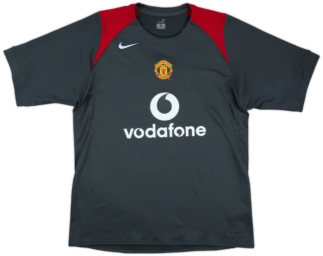 2005-06 Manchester United Nike Training Shirt - 9/10 - (L)