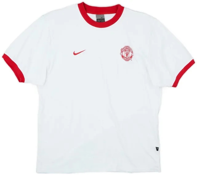 2003-04 Manchester United Nike Cotton Tee - 8/10 - (S)