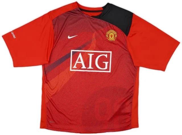 2008-09 Manchester United Nike Training Shirt - 7/10 - (M)