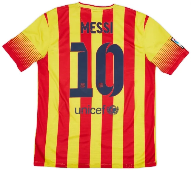 Nike 2013-15 Barcelona Away Shirt Messi #10 - 7/10 - (L)