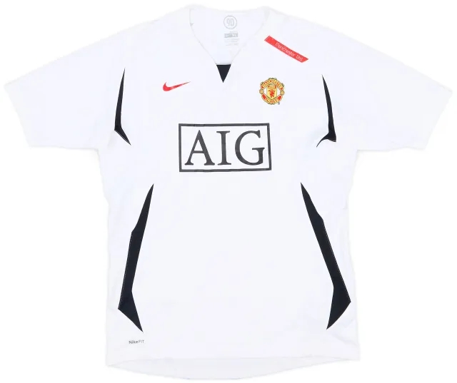 2007-08 Manchester United Nike Training Shirt - 9/10 - (XL.Boys)