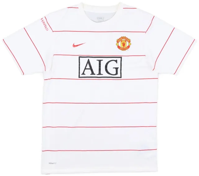 2008-09 Manchester United Nike Training Shirt - 7/10 - (L)