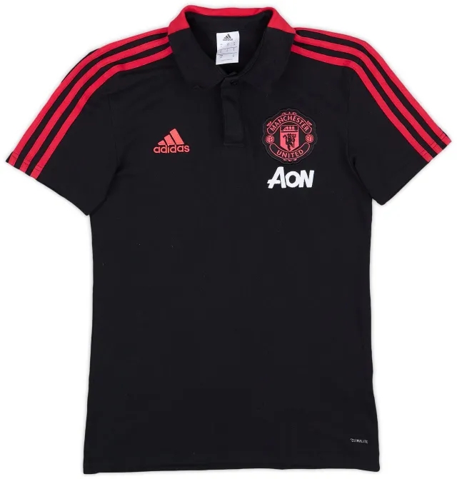 2018-19 Manchester United adidas Polo Shirt - 8/10 - (S)