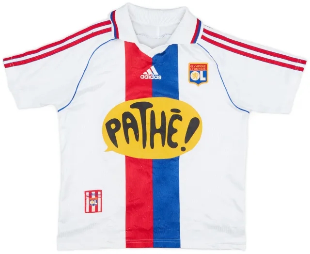 adidas 1998-00 Lyon Home Shirt - 5/10 - (M.Boys)