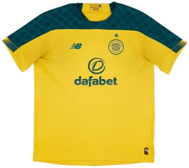 NewBalance 2019-20 Celtic Away Shirt - 7/10 - (XL)
