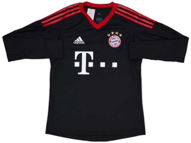 adidas 2017-18 Bayern Munich GK Shirt - 8/10 - (L.Boys)