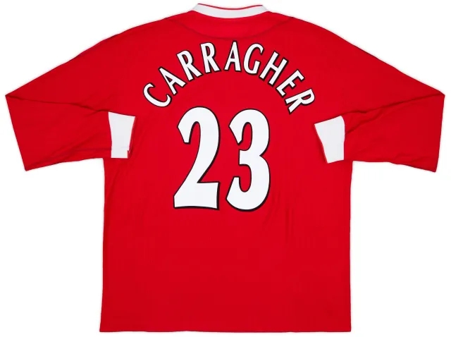 Reebok 2002-04 Liverpool Home L/S Shirt Carragher #23 - 6/10 - (XL)