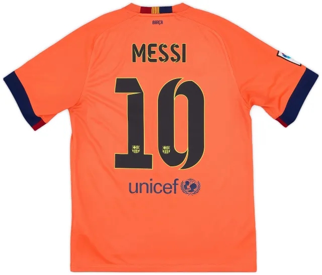 Nike 2014-15 Barcelona Away Shirt Messi #10 - 5/10 - (M)