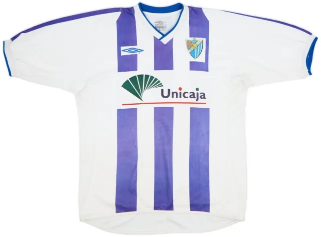 Umbro 2001-02 Malaga Home Shirt - 5/10 - (XL)