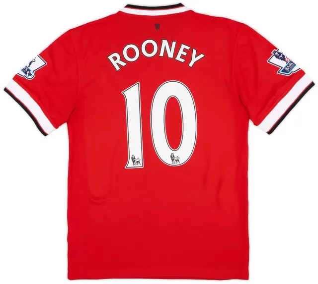 Nike 2014-15 Manchester United Home Shirt Rooney #10 - 8/10 - (S)