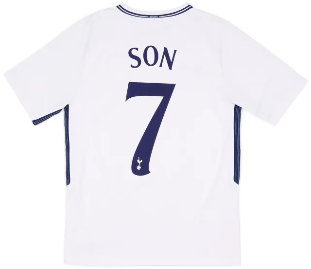 Nike 2017-18 Tottenham Home Shirt Son #7 - 5/10 - (S)