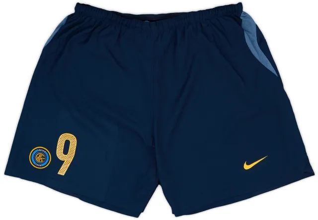 Nike 2004-05 Inter Milan Match Issue Third Shorts #9 (Cruz)