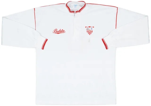 Bukta 1990-92 Sevilla Match Issue Home L/S Shirt #8