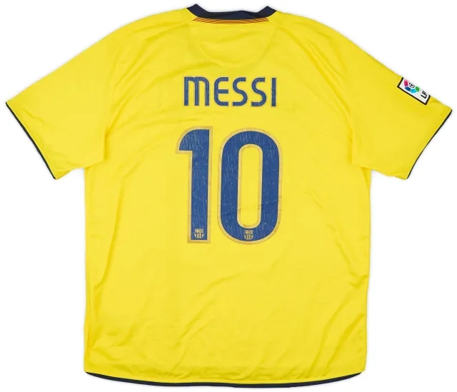 Nike 2008-10 Barcelona Away Shirt Messi #10 - 7/10 - (XL)