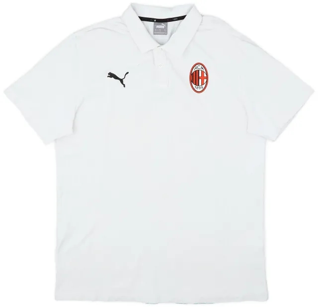 2018-19 AC Milan Puma Polo Shirt - 8/10 - (L)